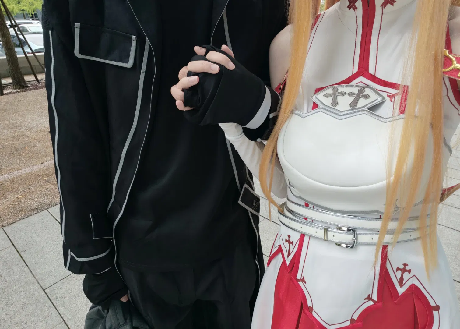 【亚丝娜cos】刀剑神域血盟骑士团战斗服的质感还原 - 第 3 张