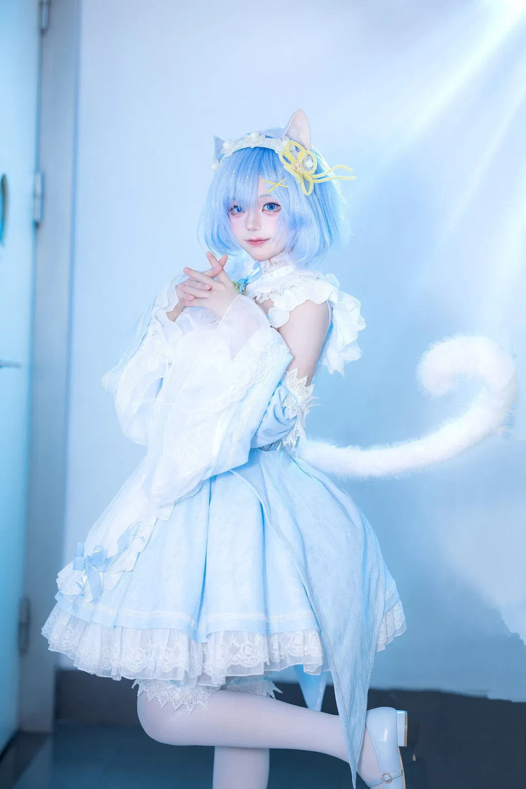 【蕾姆cos】如果真愛有顏色，那一定是蕾姆藍 - 第 1 張