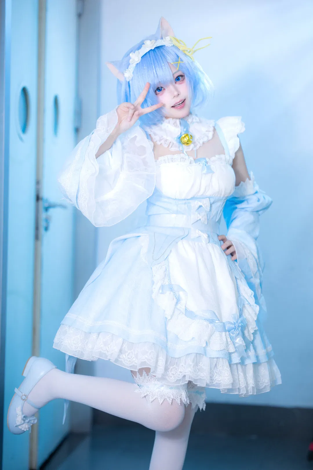 【蕾姆cos】如果真愛有顏色，那一定是蕾姆藍 - 第 3 張