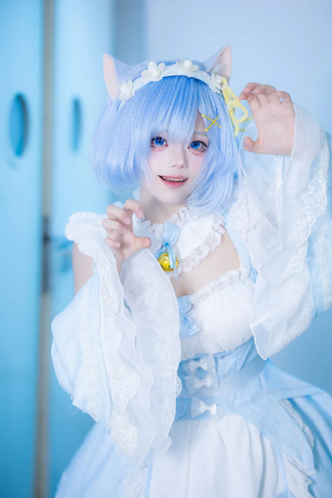 【蕾姆cos】如果真愛有顏色，那一定是蕾姆藍 - 第 4 張