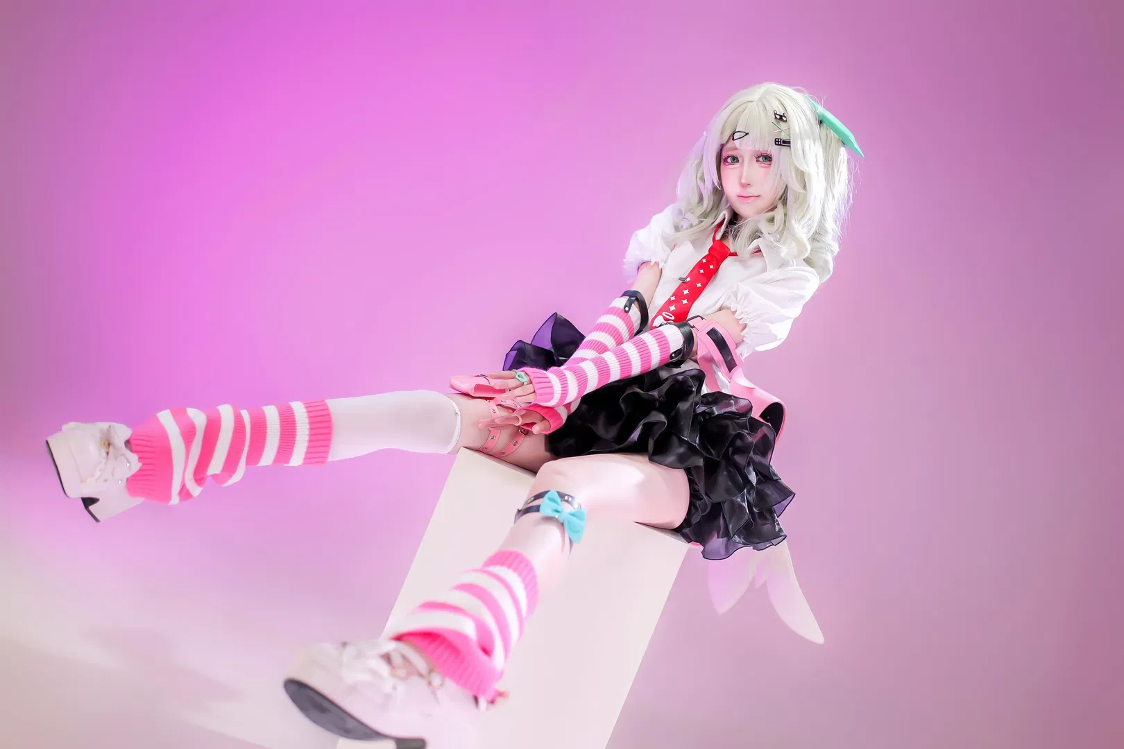 【千夏cos】绝区零千夏棚拍动作参考记录 - 第 7 张