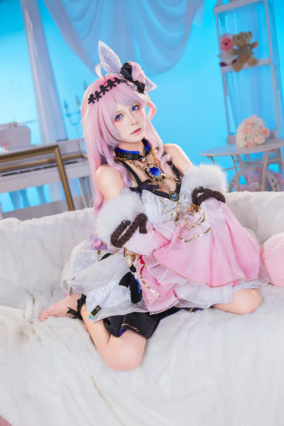【达妮娅cos】鸣潮奇幻少女的梦幻蓝调时刻 - 第 2 张