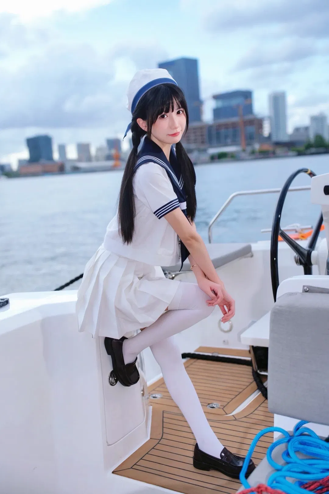 航海系水手服JK写真 一起出发去旅行吧船长 - 第 6 张