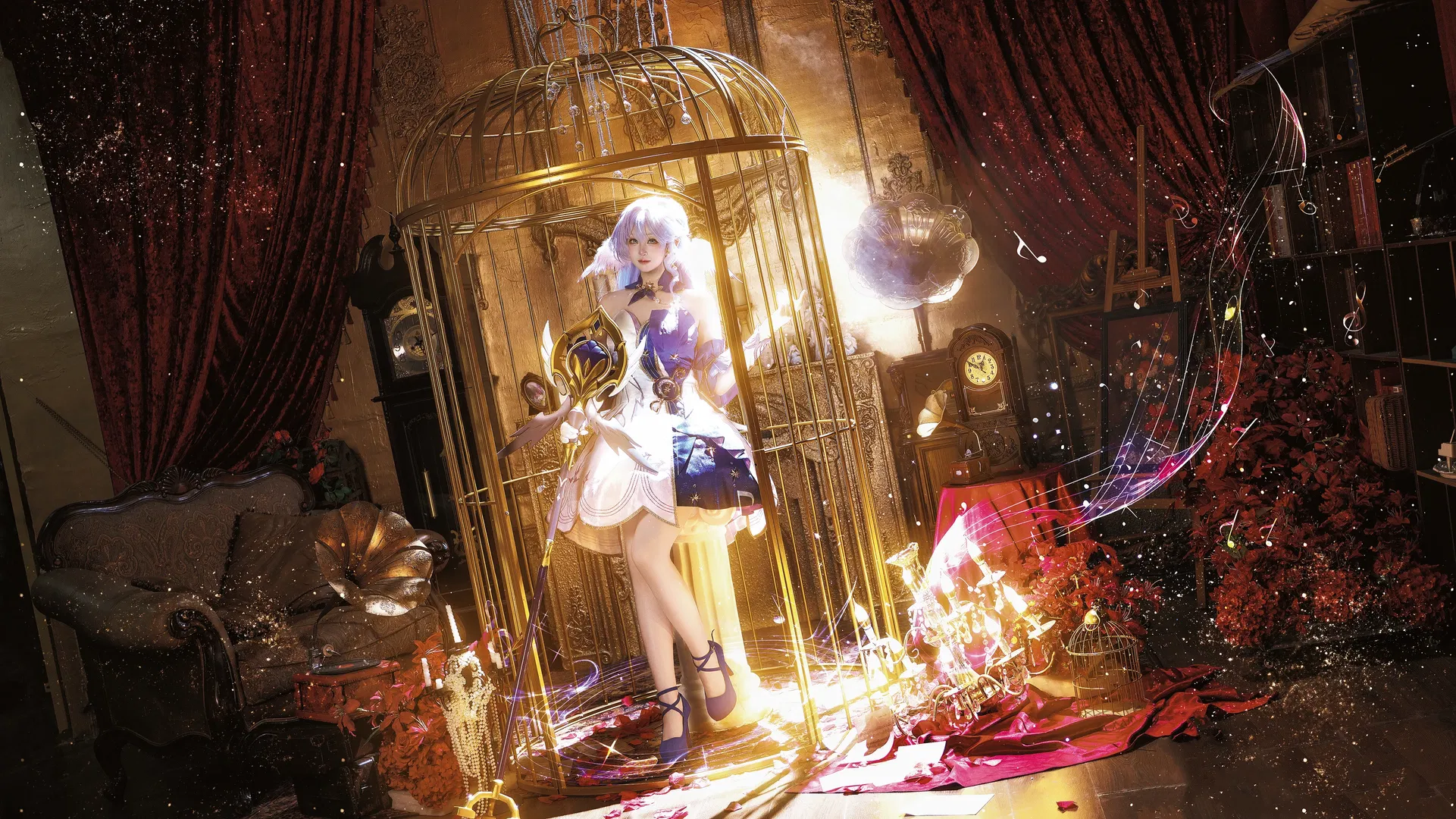 【知更鸟cos】崩坏星穹铁道金丝鸟笼里的奇幻奇遇 - 第 2 张