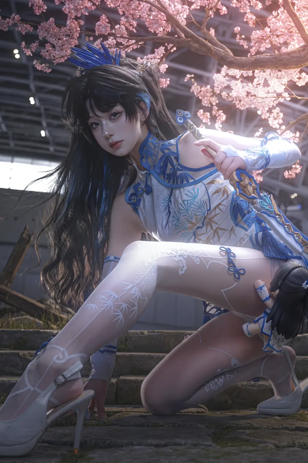 【妖刀姬cos】永劫無間青花瓷，出片率太高了 - 第 1 張