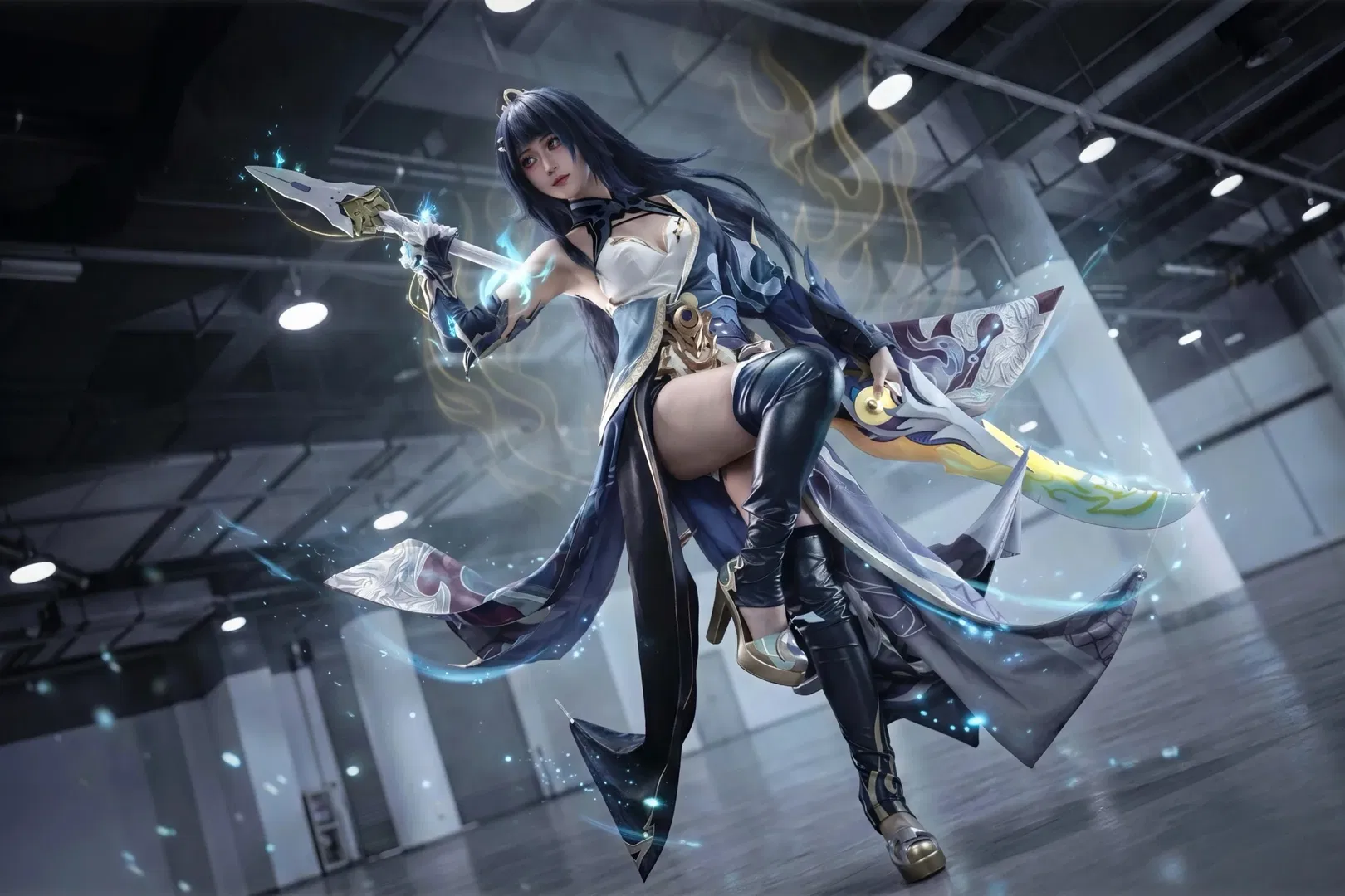 【雷电芽衣cos】崩坏3镇x偃月叩晓的场照分享 - 第 2 张
