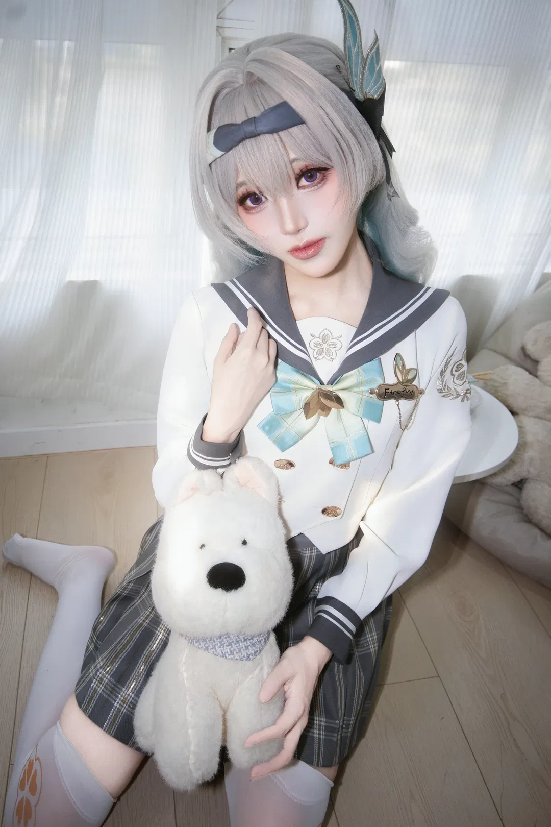 【流萤cos】崩坏星穹铁道流萤的水手服日常感 - 第 2 张