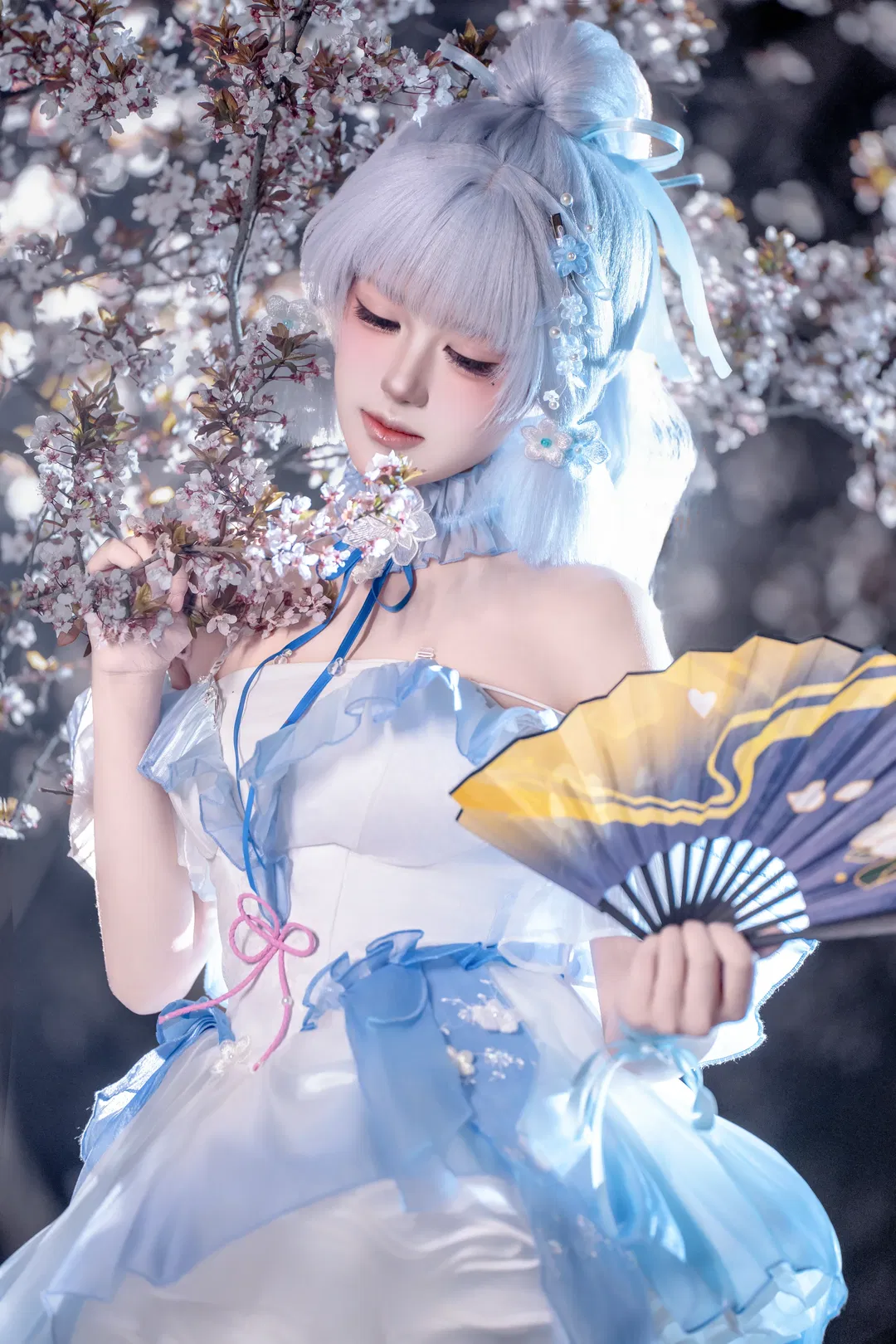 【神里绫华cos】原神白鹭公主的樱花拍摄记录 - 第 2 张