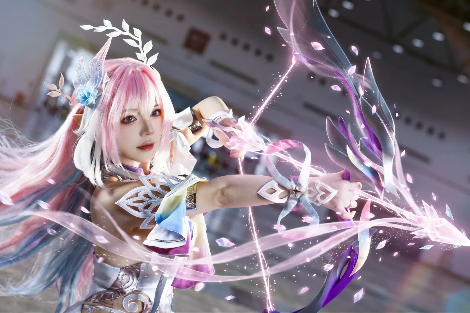 【大昔涟cos】崩坏星穹铁道奇幻弓箭手场照 - 第 1 张