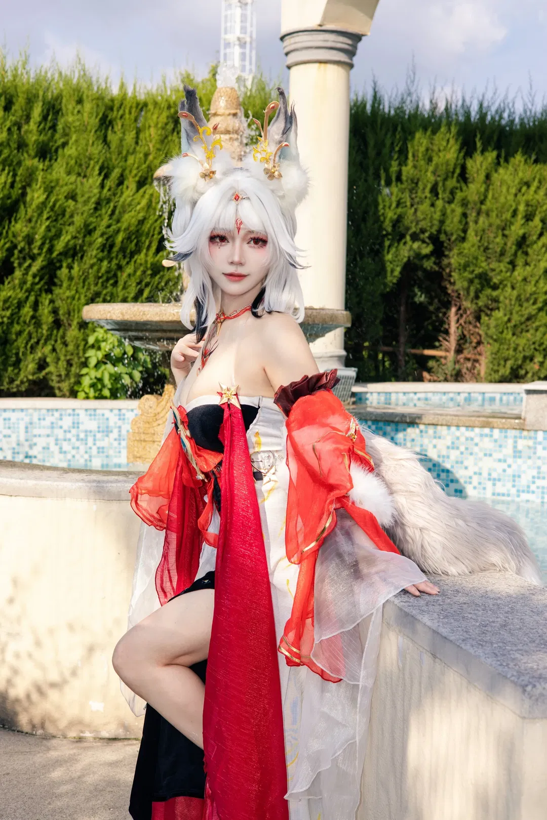 【心月狐cos】鸣潮心月狐的高温外景拍摄记录 - 第 2 张