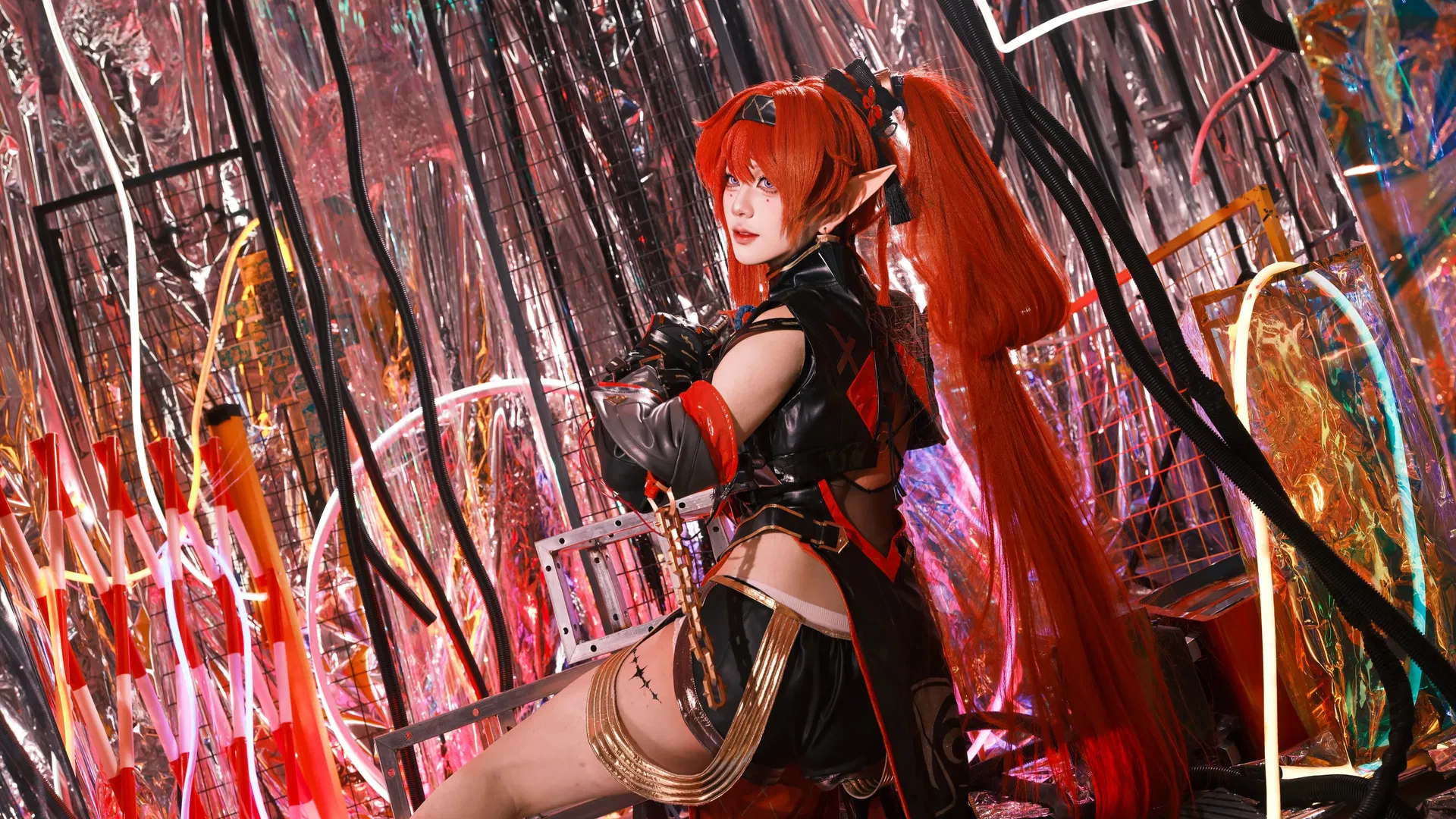 【吟霖cos】廢土霓虹下的神秘女特務，這張網等你入局 - 第 7 張