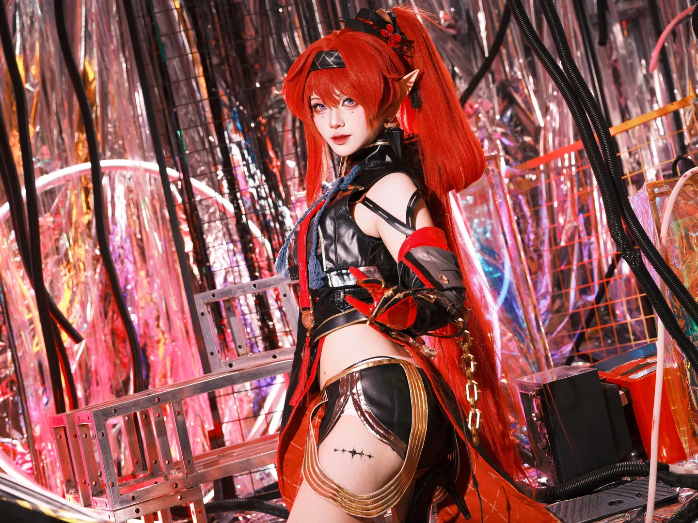 【吟霖cos】廢土霓虹下的神秘女特務，這張網等你入局 - 第 8 張