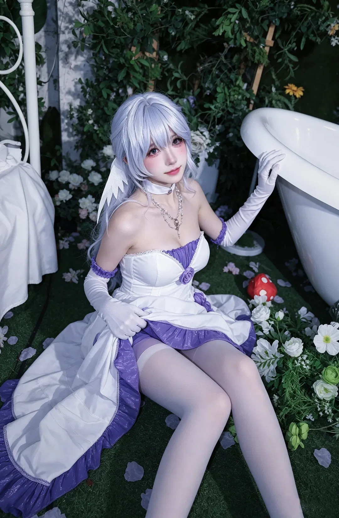 【知更鸟cos】崩坏星穹铁道暗调光影下的静谧时刻 - 第 1 张