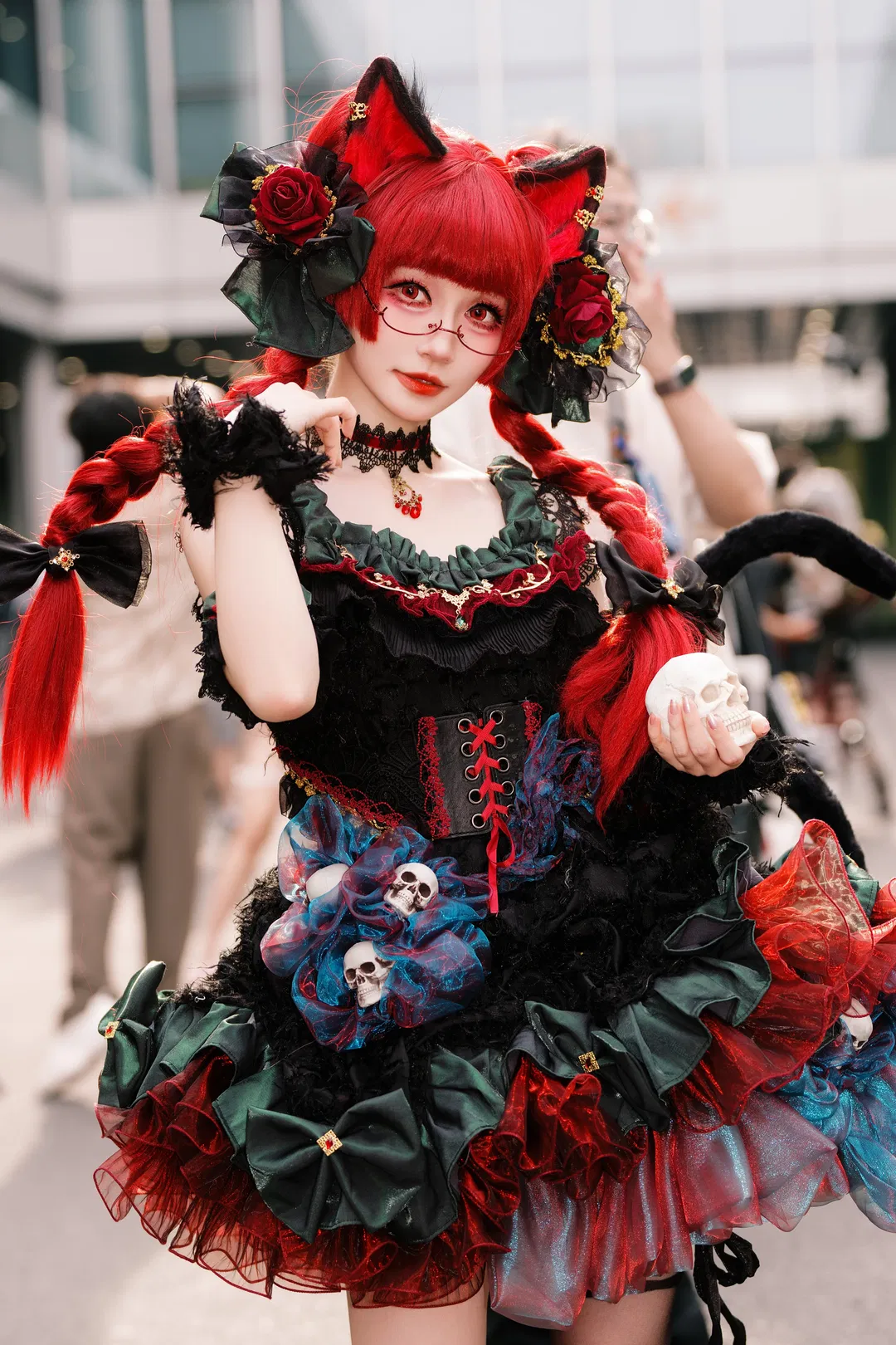 【火焰猫燐cos】东方地灵殿的哥特风lolita造型 - 第 2 张