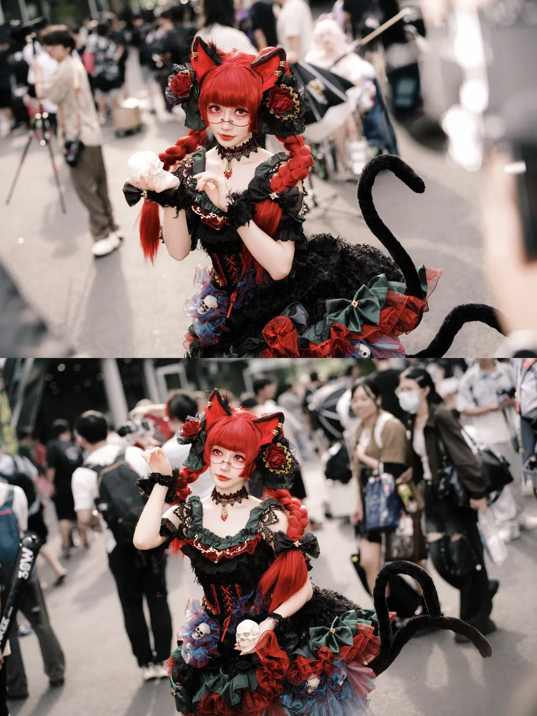 【火焰猫燐cos】东方地灵殿的哥特风lolita造型 - 第 5 张