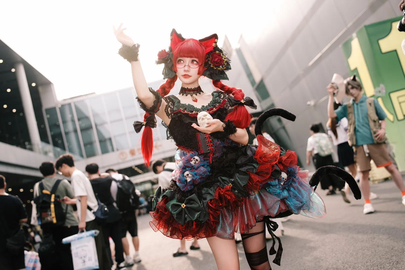 【火焰猫燐cos】东方地灵殿的哥特风lolita造型 - 第 6 张