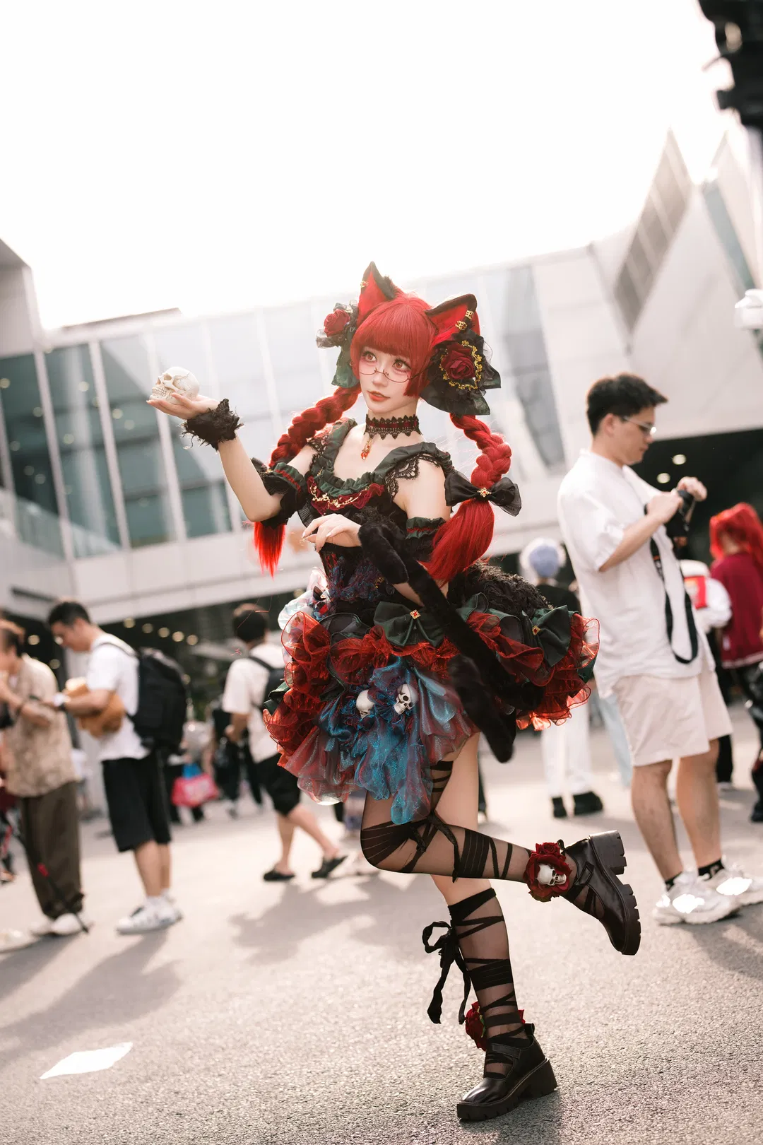 【火焰猫燐cos】东方地灵殿的哥特风lolita造型 - 第 7 张
