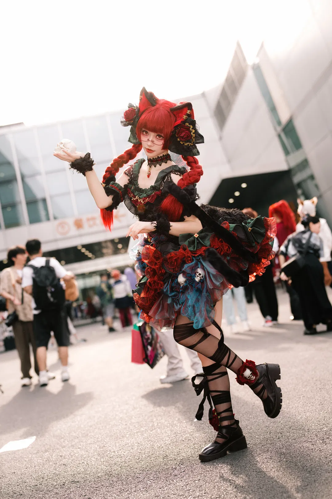【火焰猫燐cos】东方地灵殿的哥特风lolita造型 - 第 8 张