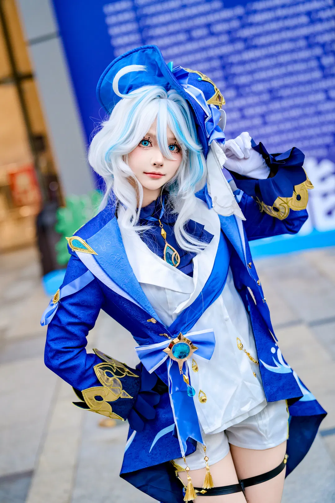 【芙宁娜cos】原神漫展现场的水神扮演记录 - 第 1 张