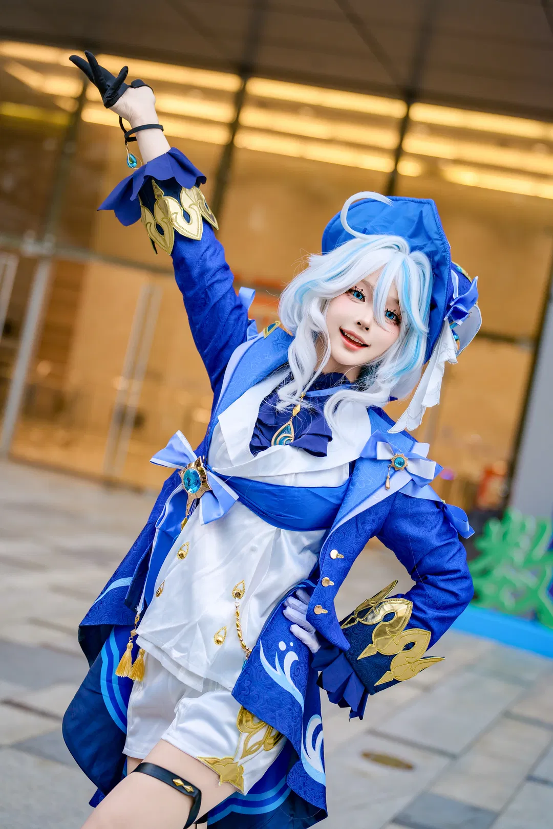 【芙宁娜cos】原神漫展现场的水神扮演记录 - 第 4 张