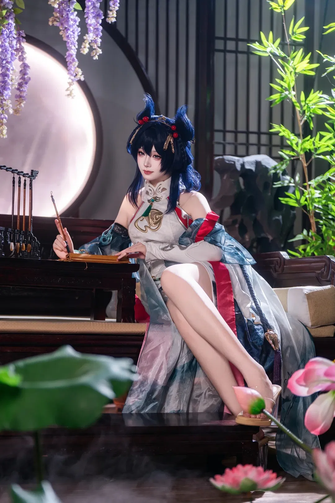 【公孫離cos】王者榮耀離恨煙，中秋滿月下的國風之美 - 第 5 張
