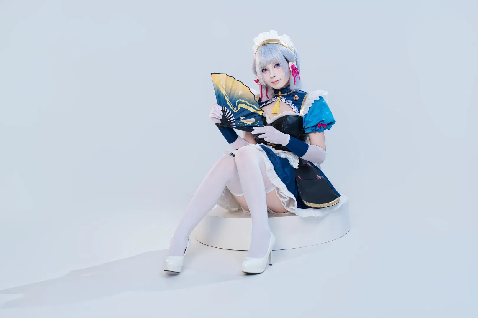 【神里绫华cos】白棚拍摄的女仆装记录 - 第 6 张
