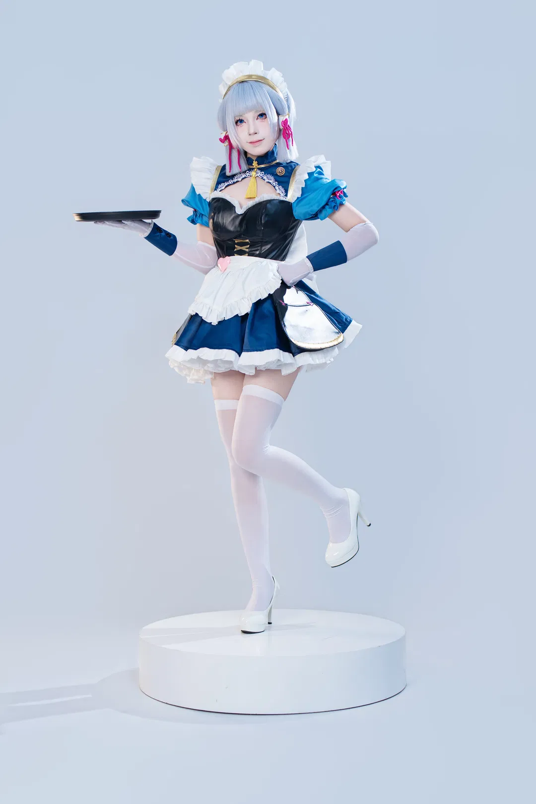 【神里绫华cos】白棚拍摄的女仆装记录 - 第 8 张