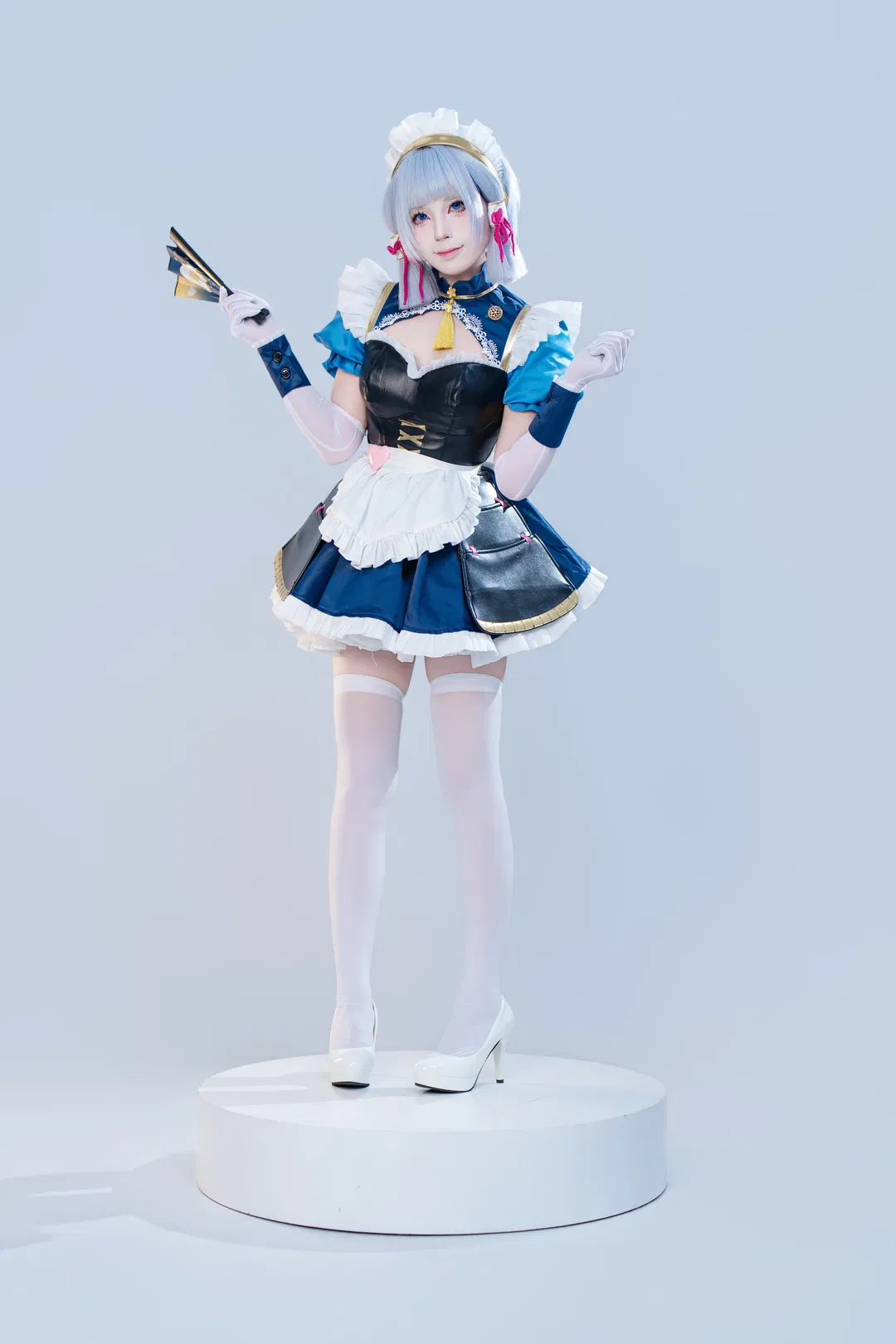 【神里绫华cos】白棚拍摄的女仆装记录 - 第 9 张