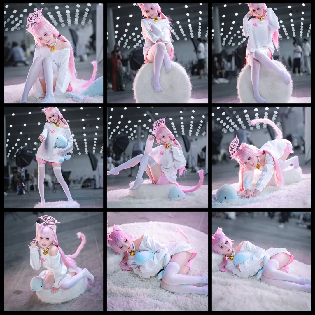 【小鳥遊星野cos】蔚藍檔案裡的慵懶貓咪形態 - 第 1 張