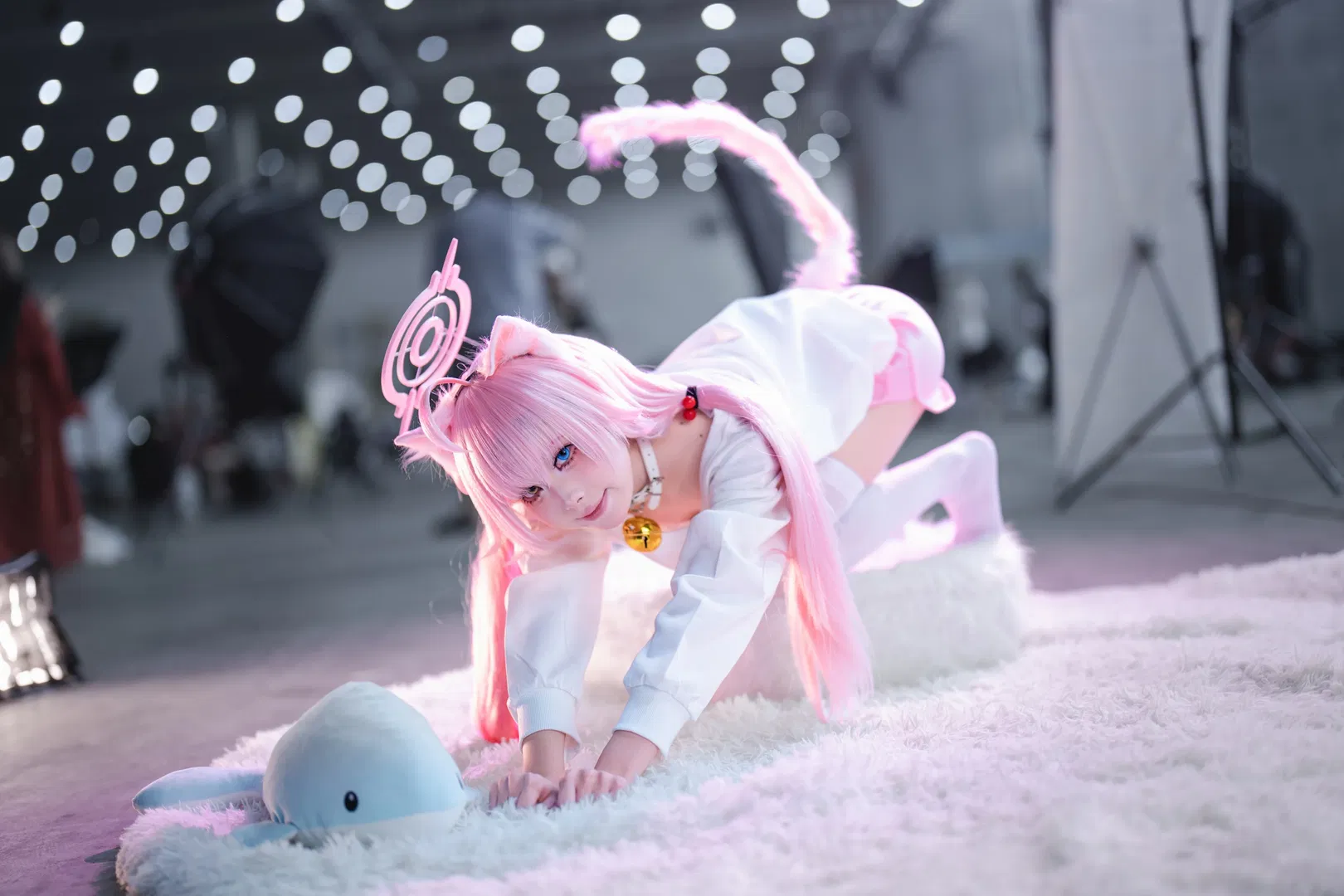 【小鳥遊星野cos】蔚藍檔案裡的慵懶貓咪形態 - 第 7 張