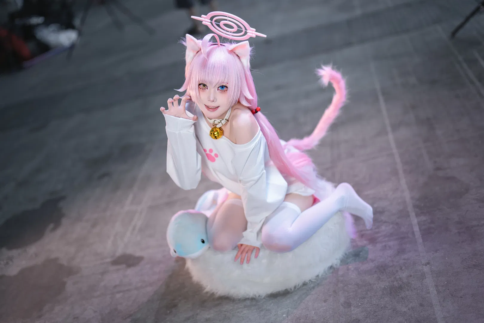 【小鳥遊星野cos】蔚藍檔案裡的慵懶貓咪形態 - 第 8 張