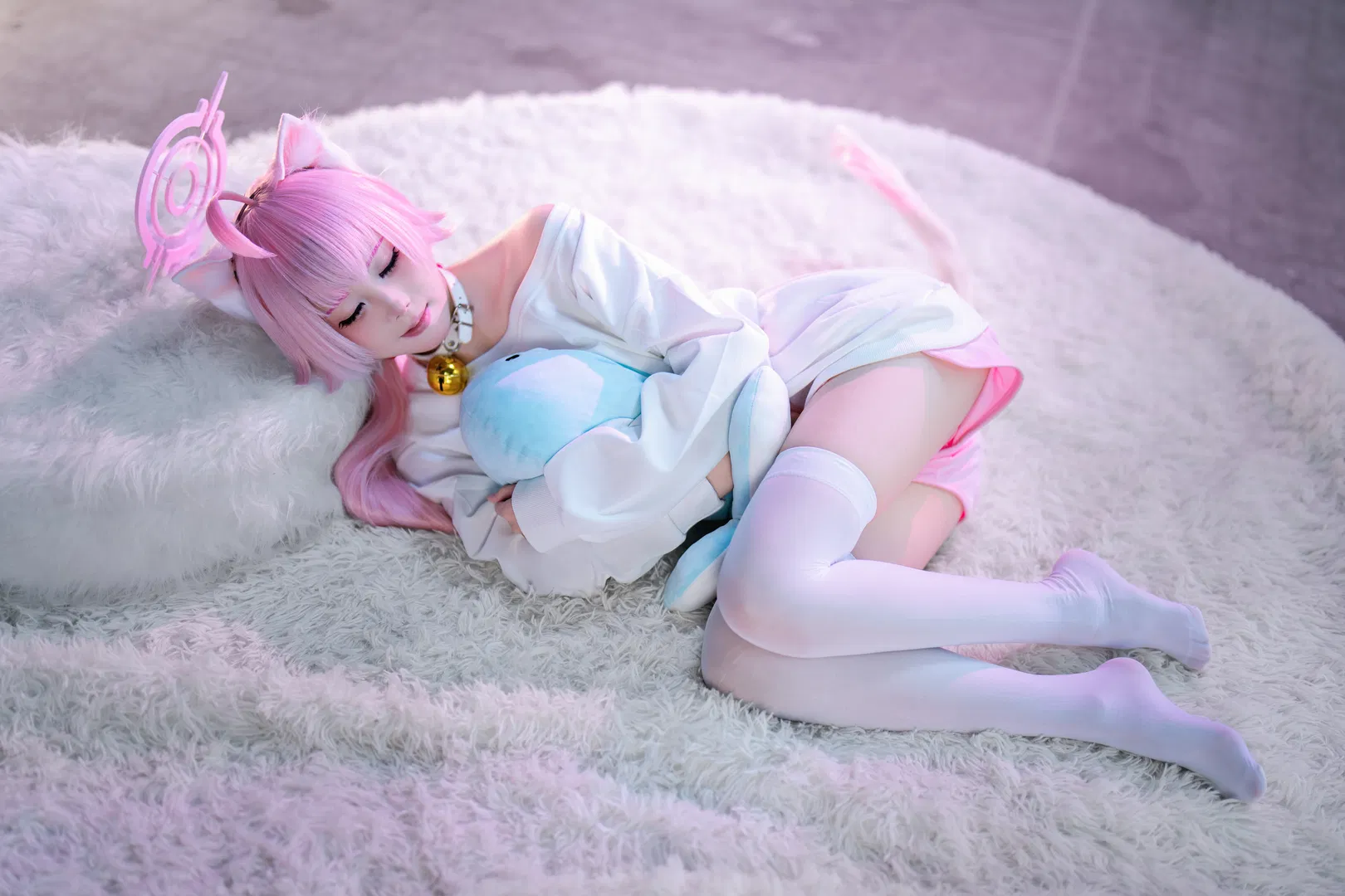 【小鳥遊星野cos】蔚藍檔案裡的慵懶貓咪形態 - 第 9 張