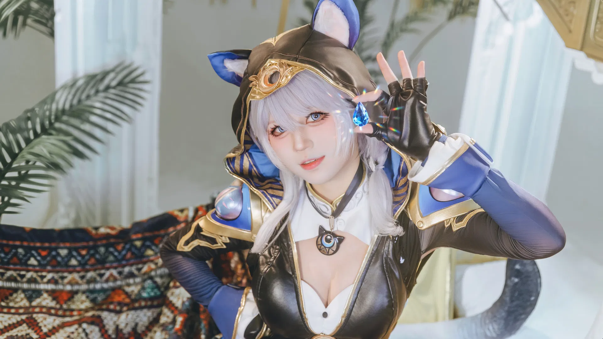 【赛飞儿cos】崩坏星穹铁道里的猫耳小贼，藏匿于财宝之间 - 第 4 张