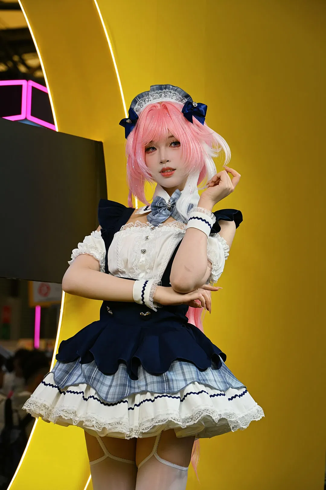 CJ尼康展台的女仆风Lolita装扮记录 - 第 1 张