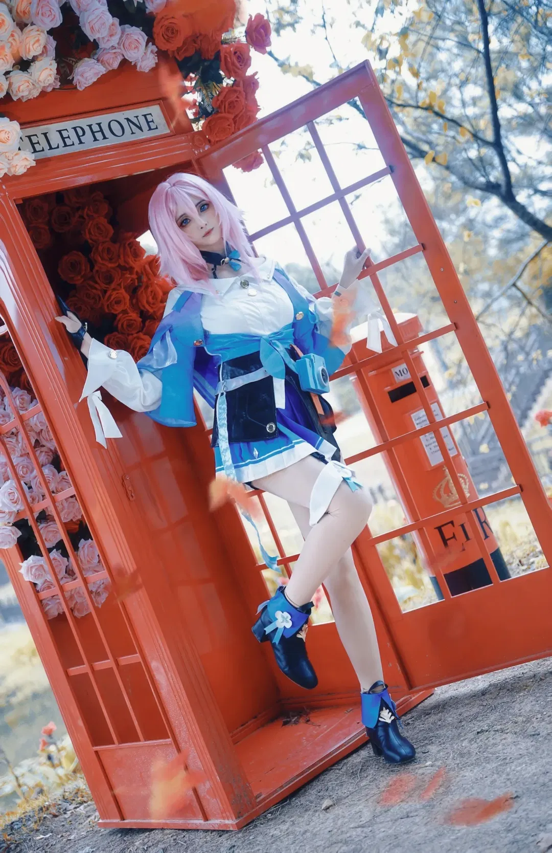 【三月七cos】星穹铁道里的粉色元气少女 - 第 6 张
