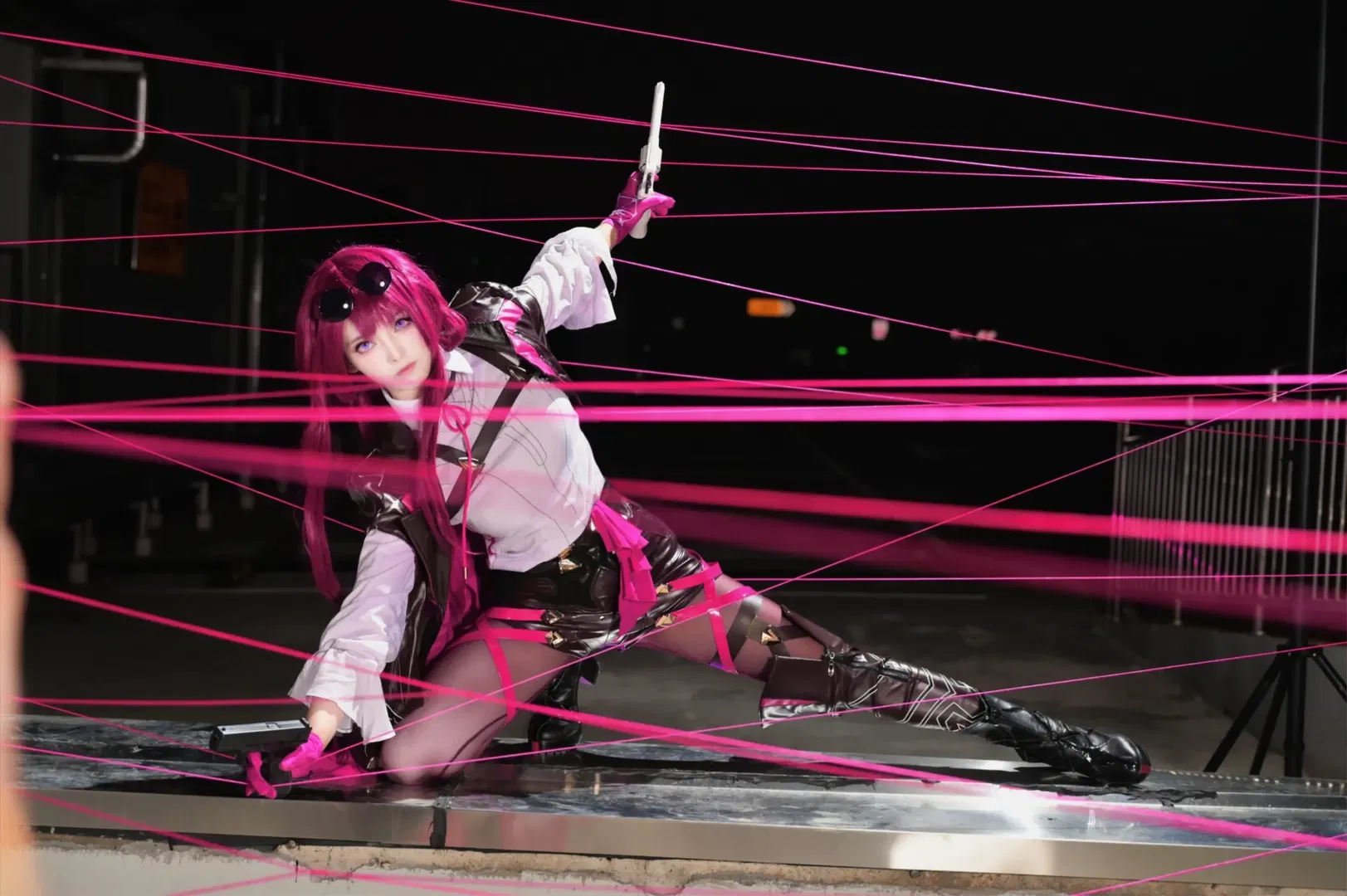 【卡芙卡cos】星穹铁道粉色激光阵，感受卡妈妈的压迫感
