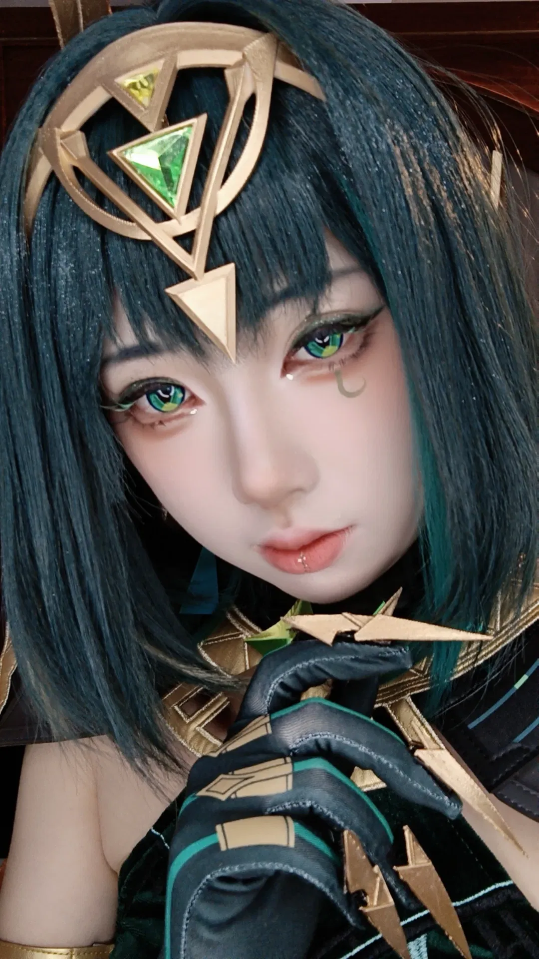 【奈芙爾cos】墨綠與金色的奇幻視覺碰撞 - 第 2 張