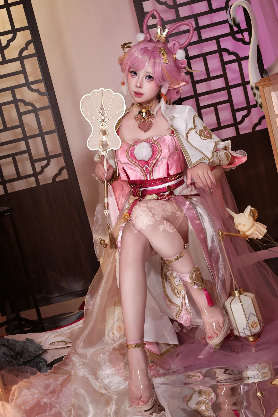 【爱莉希雅cos】崩坏3的粉色妖精小姐来啦 - 第 2 张
