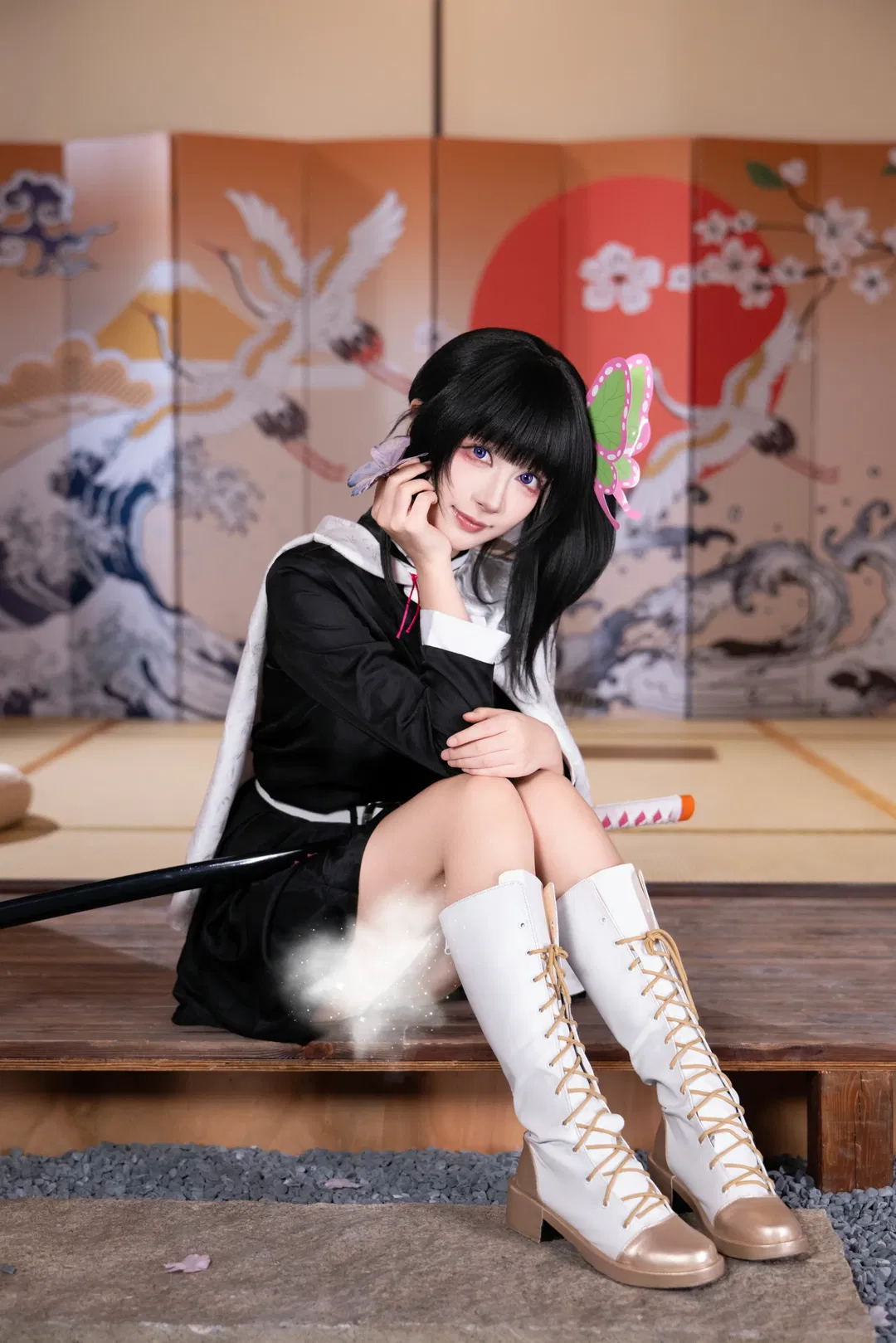 【栗花落香奈乎cos】鬼灭之刃同人产粮节拍摄分享 - 第 6 张