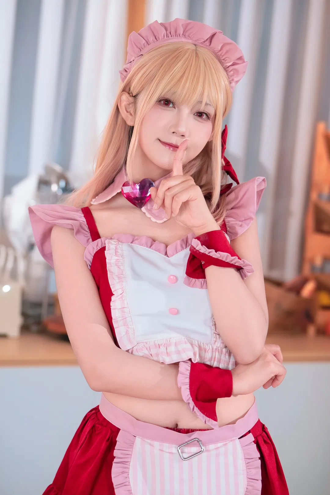 【喜多川海梦cos】更衣人偶坠入爱河的辣妹女仆装扮 - 第 4 张