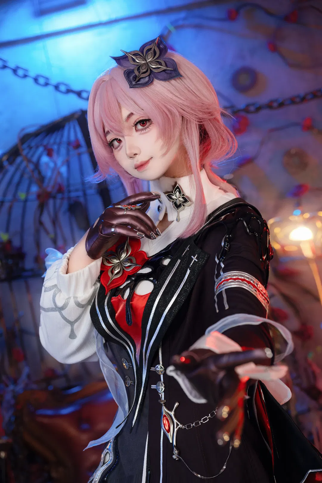 【长夜月cos】崩坏星穹铁道长夜月，暗夜里的神秘与优雅 - 第 1 张