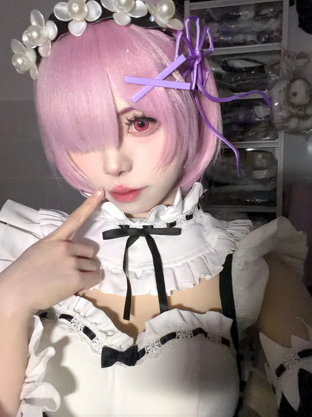【拉姆cos】從零開始的異世界 粉色短髮與蕾絲女僕裝的還原日常 - 第 4 張