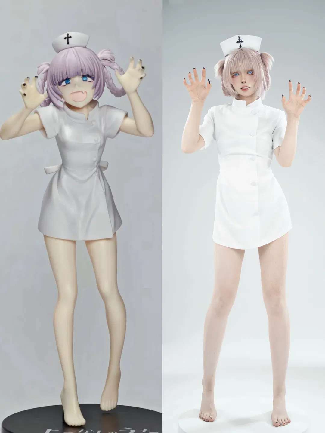 【七草荠cos】彻夜之歌白棚护士装还原 - 第 1 张