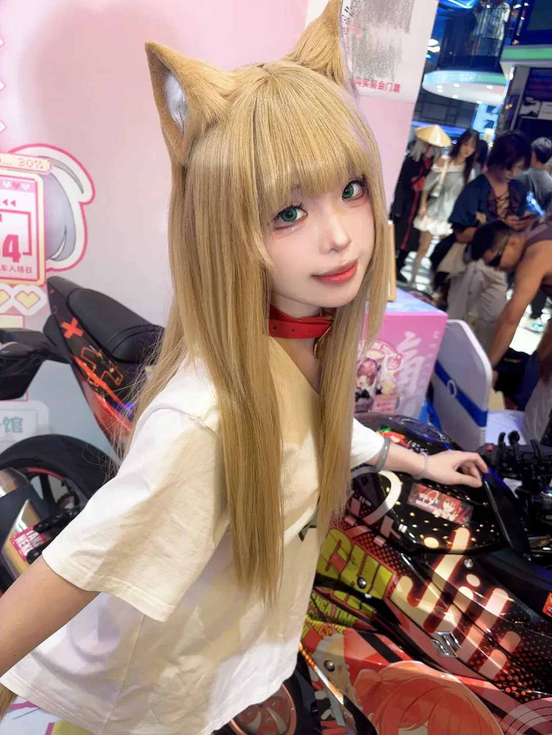 黄豆粉cos 打卡痛一会二次元痛车文化展 - 第 9 张