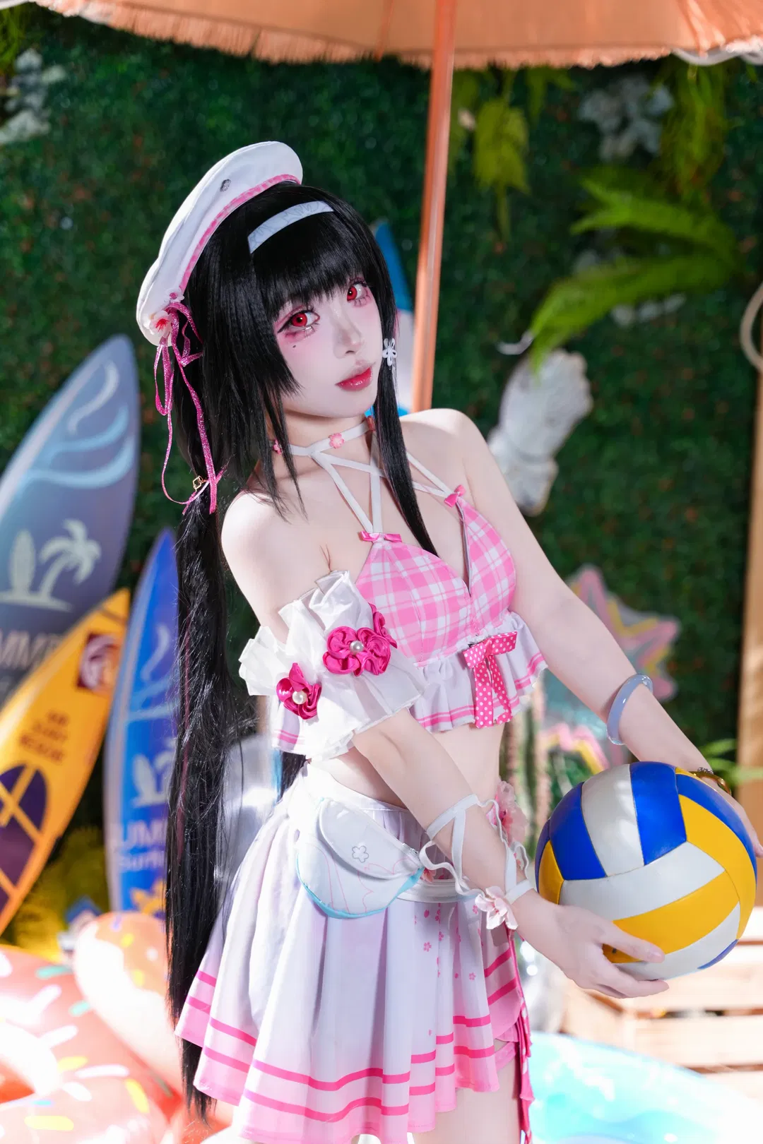 【千咲cos】鸣潮夏日海滩泳装拍摄记录 - 第 3 张