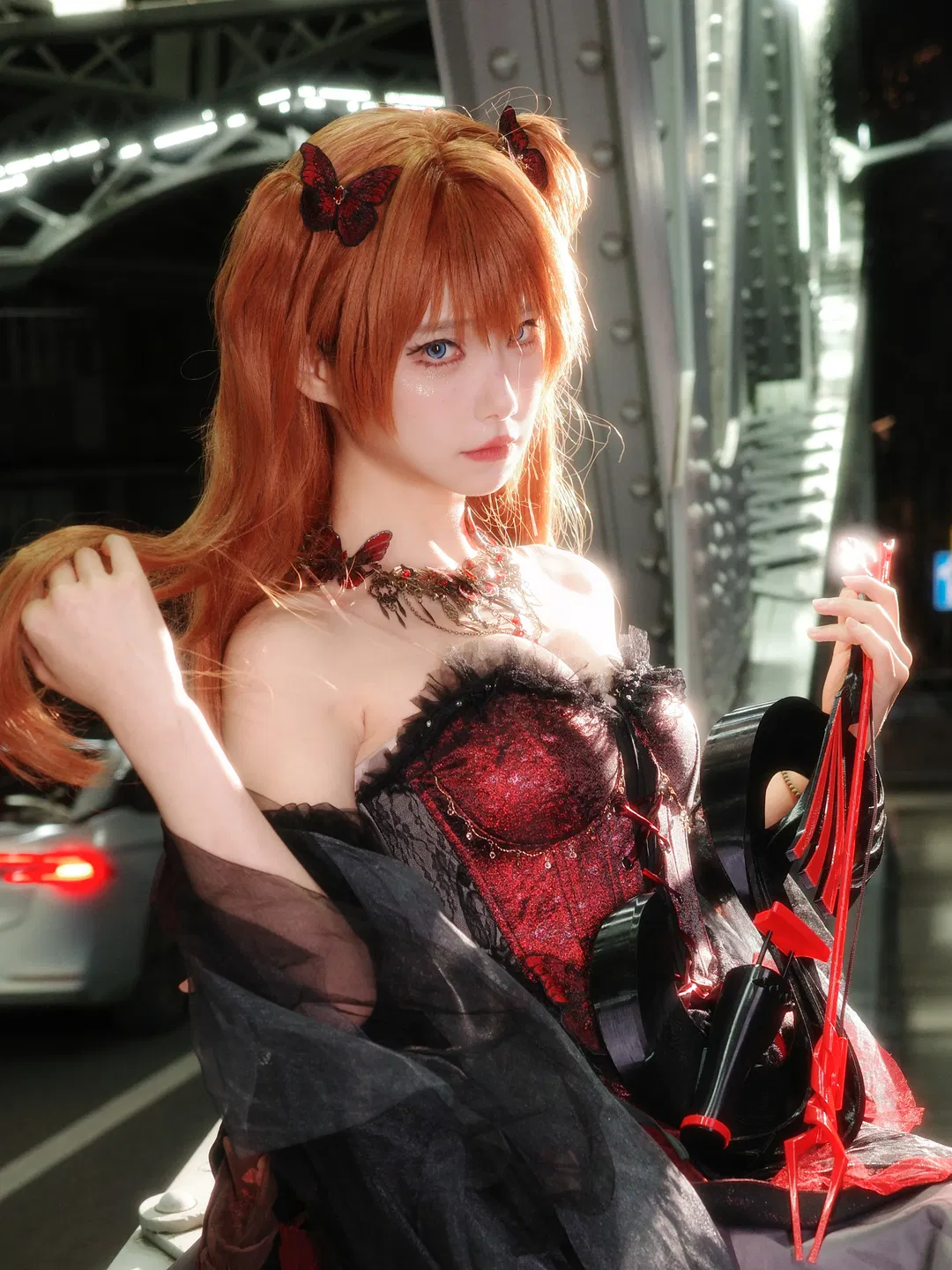 【明日香cos】新世纪福音战士的暗黑哥特风 - 第 2 张