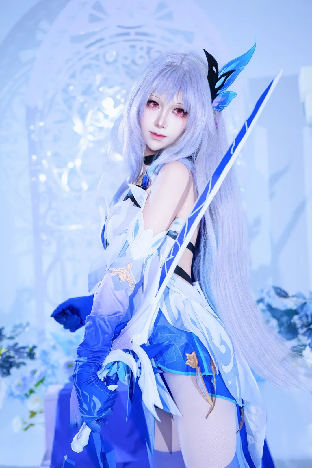 【丝柯克cos】蓝白交织的群星寂灭正片分享 - 第 2 张