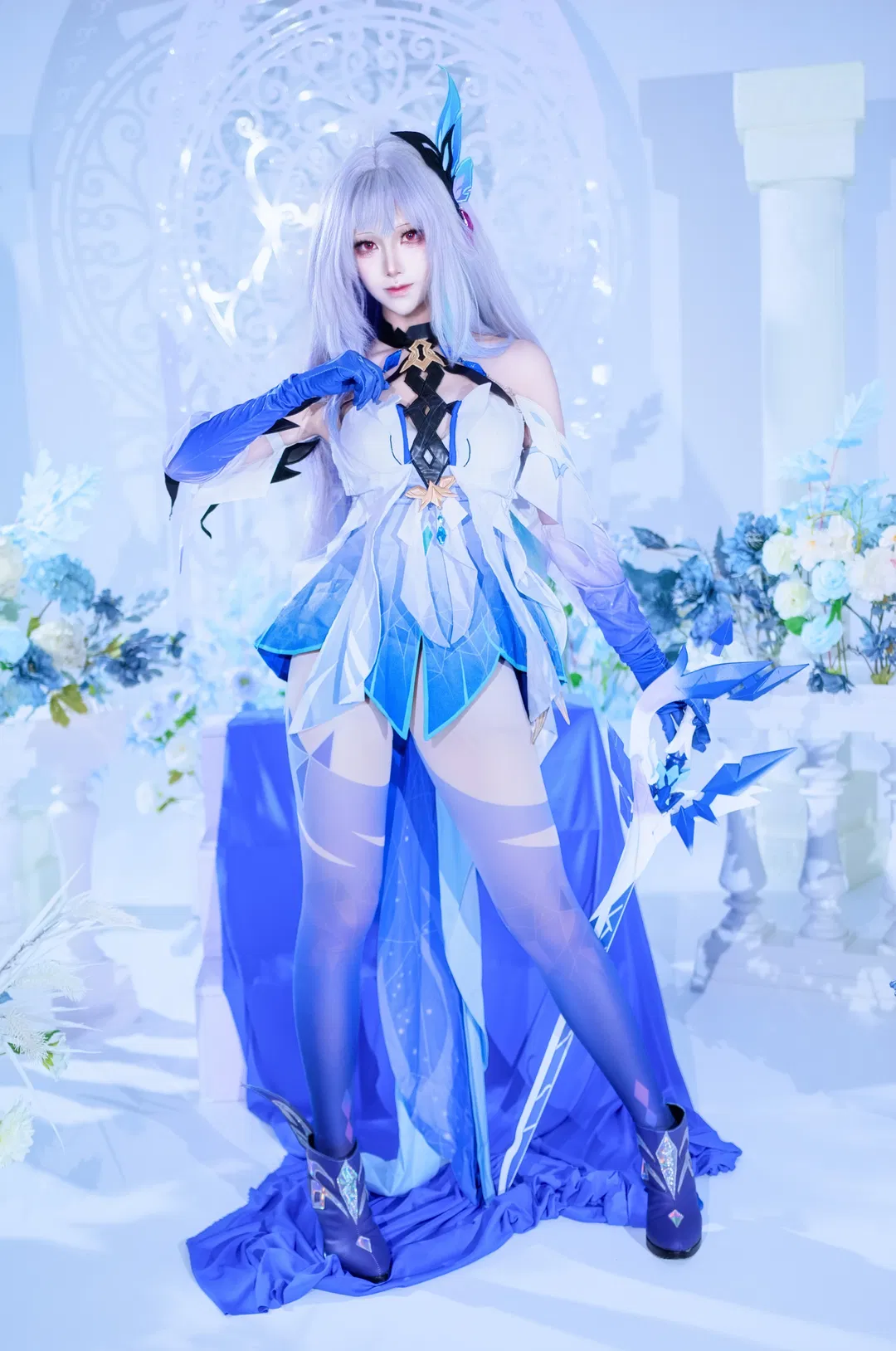 【丝柯克cos】蓝白交织的群星寂灭正片分享 - 第 3 张