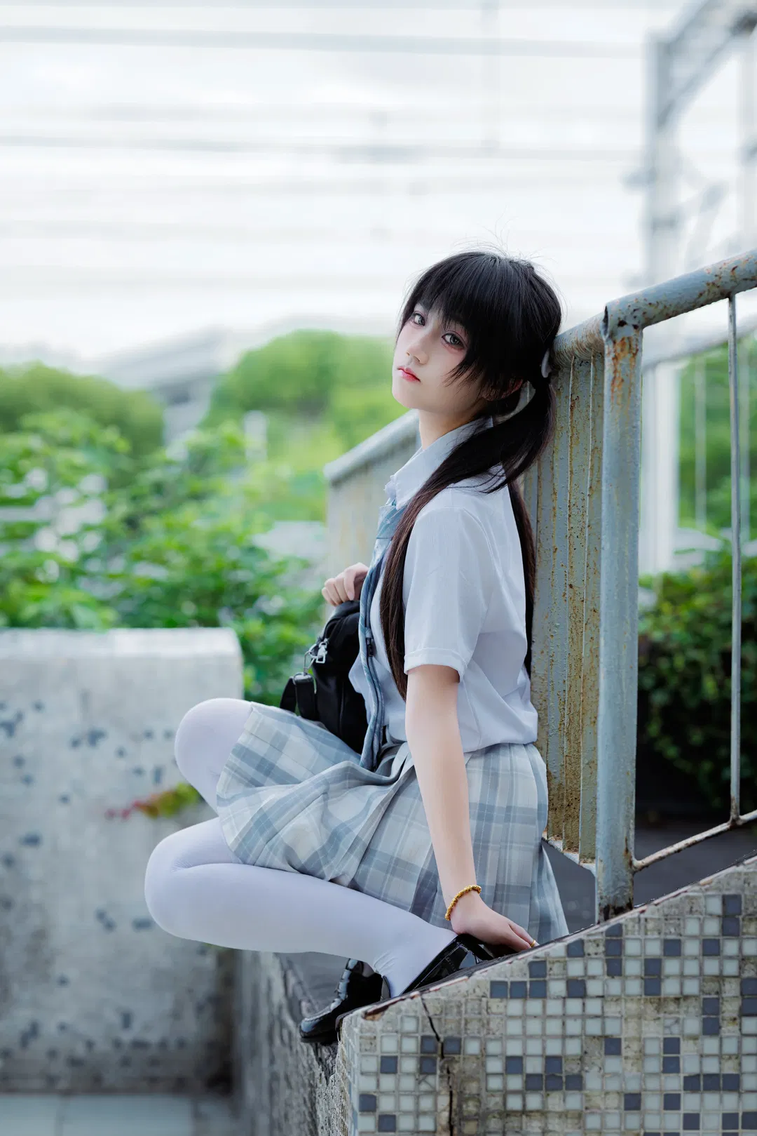 初夏站台的JK制服写真 - 第 11 张