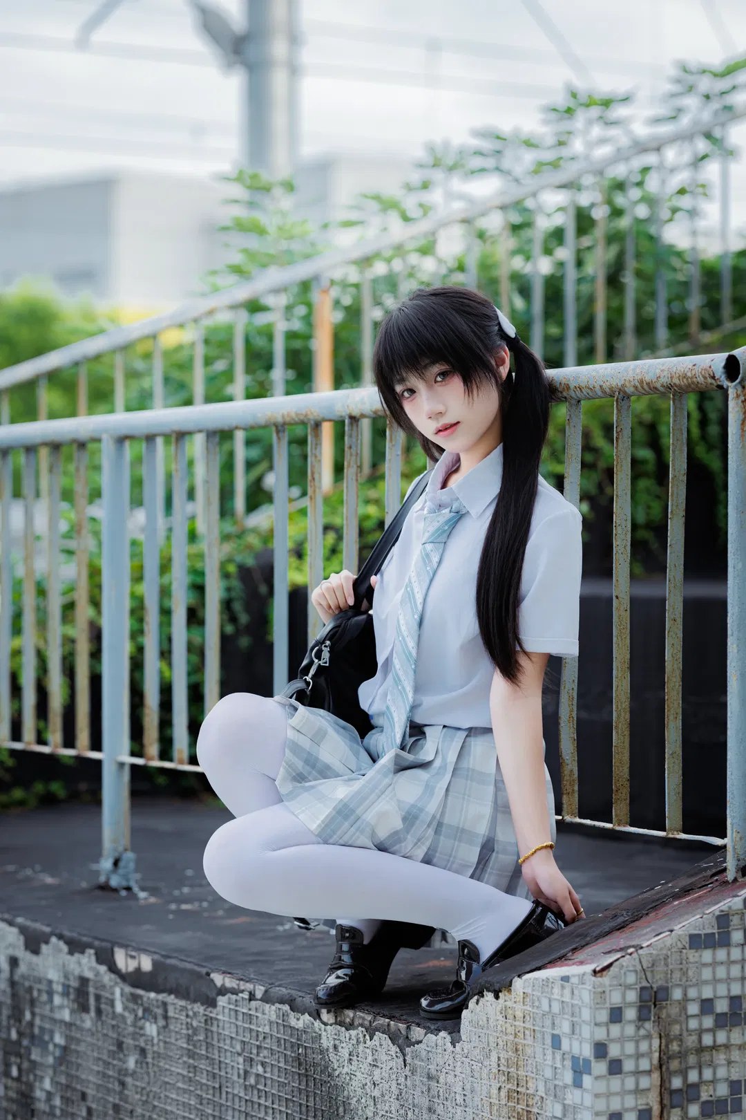 初夏站台的JK制服写真 - 第 7 张